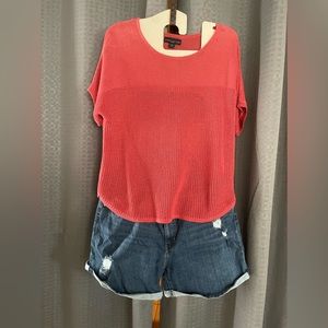 Blouse in brick color size L Petite